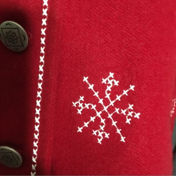 Karen Scott Christmas Red Vest Size Large - Picture 8 of 13